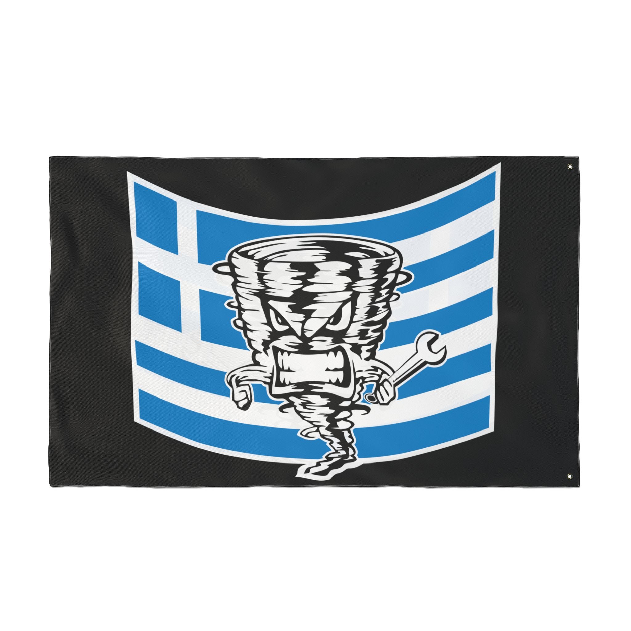 The Greek Tornado Double Sided Flag