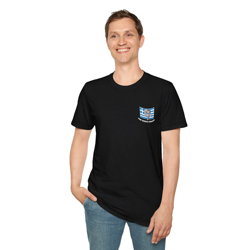 The Greek Tornado Shirt Large Back Design