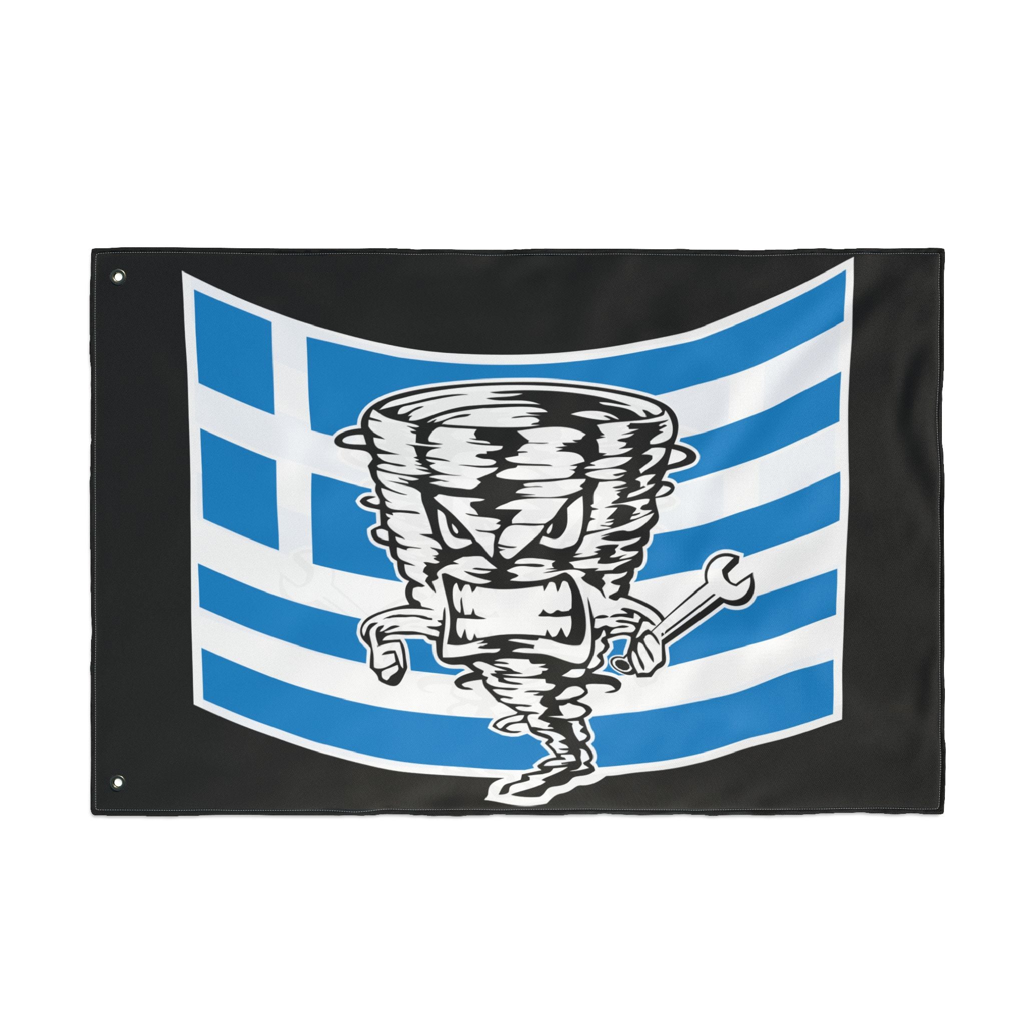 The Greek Tornado Double Sided Flag