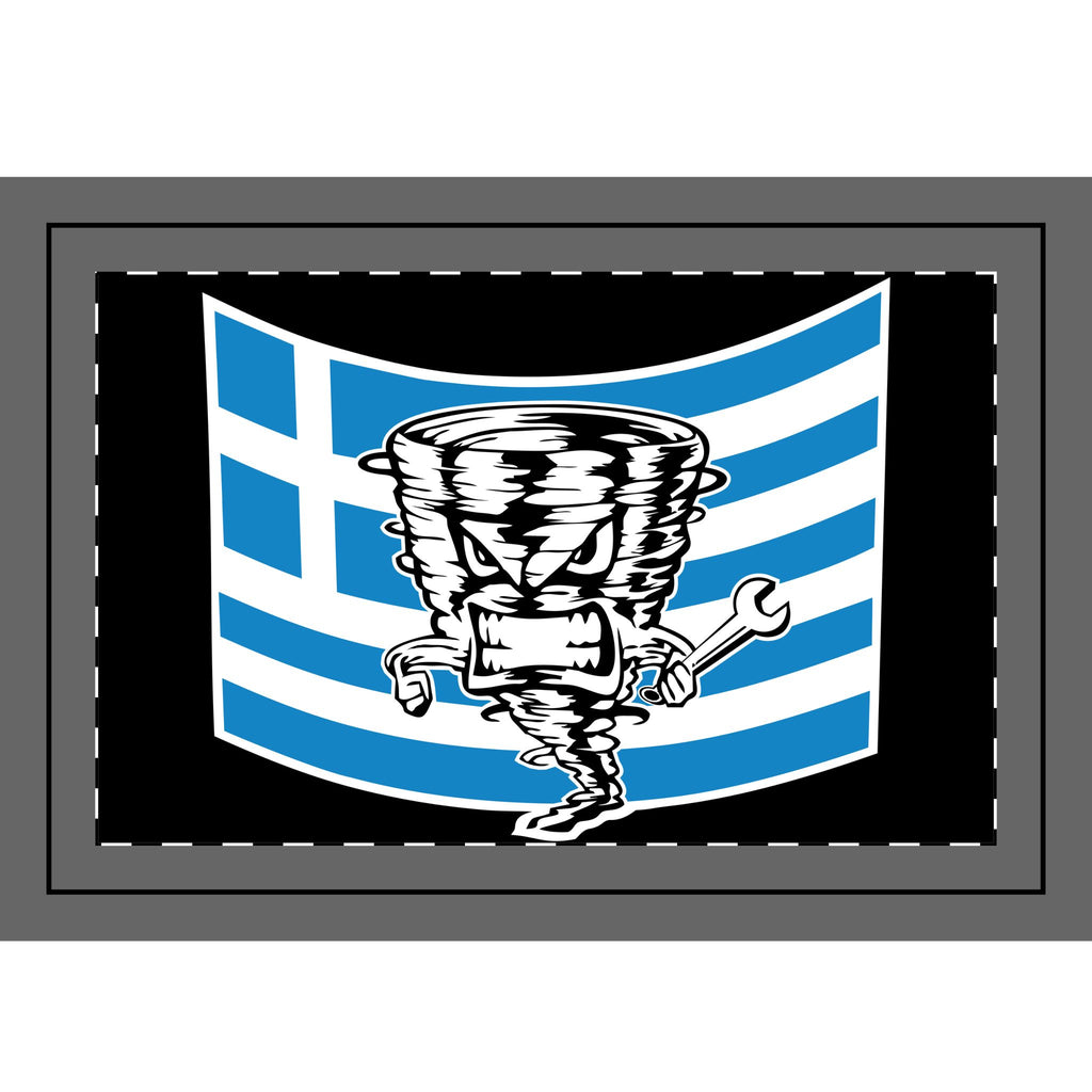 Greek Tornado Hand Flag (1pc, 5pcs)