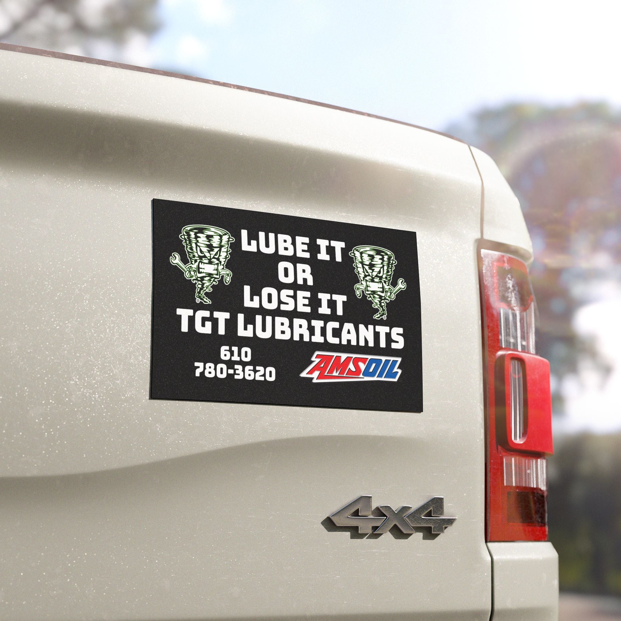 TGT Lubricants Car Magnets