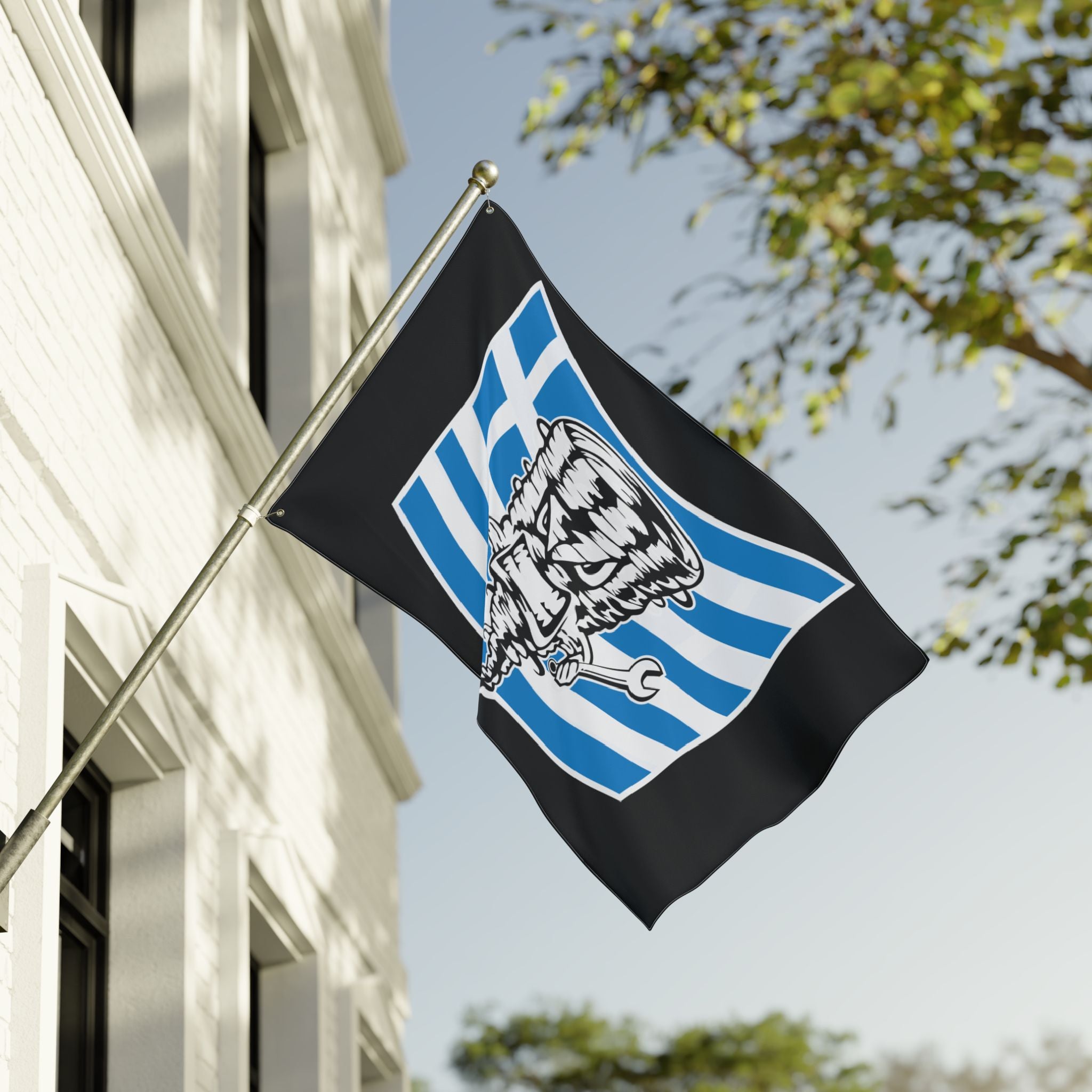 The Greek Tornado Double Sided Flag